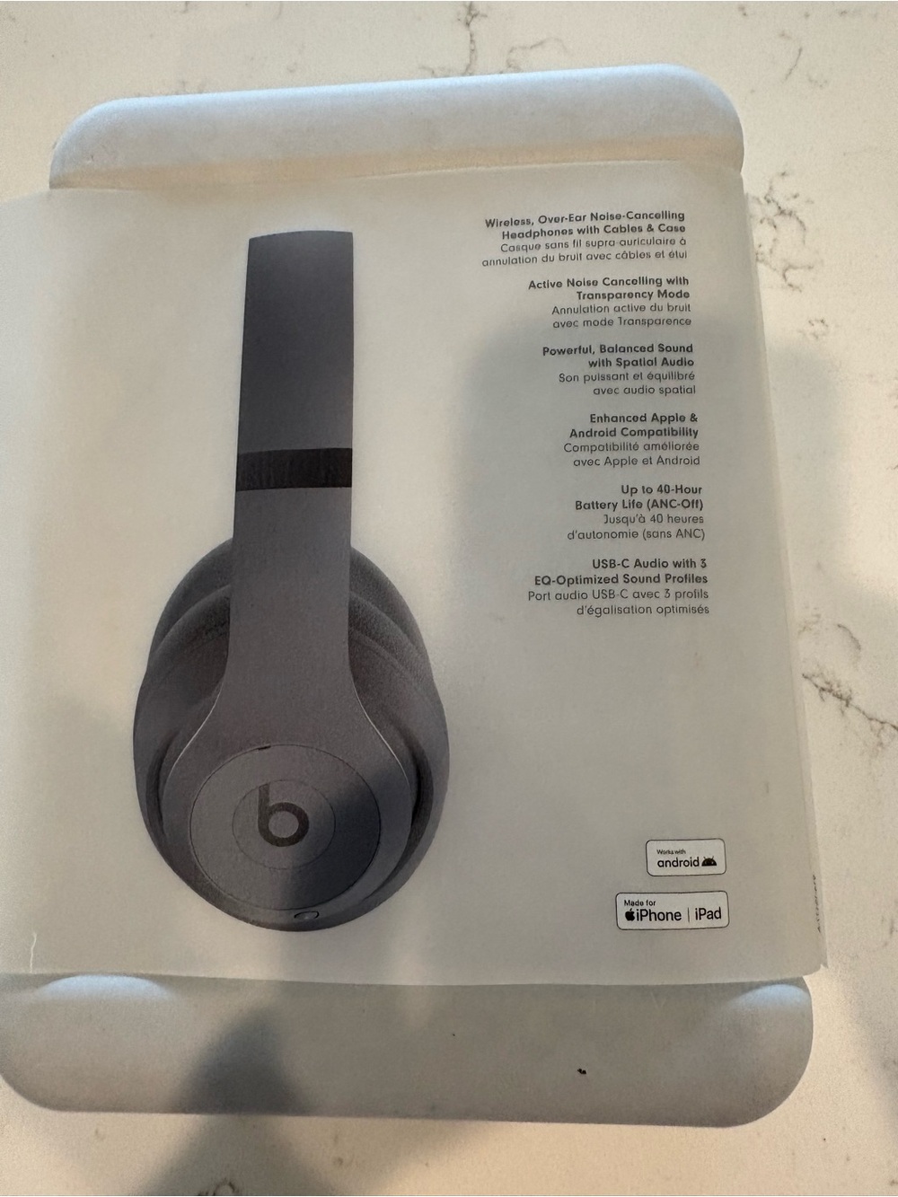Beats Studio3 Wireless Over-Ear Headphones - Gray